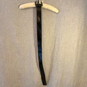 Black Patent Belt Size 8
